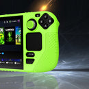 Waterproof Console Cover w/Thumb Stick Cap Kit for Valve Steam Deck (Green)