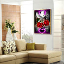 Rose Love DIY Full Round Drill Diamond Painting Picture Rhinestone Handwork K