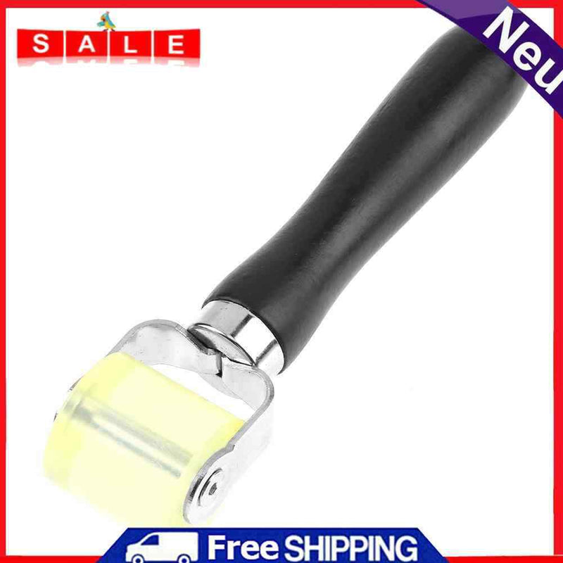 VODOOL Wooden Handle Handle Car Sound Deadener Application Clear, Yellow Rubber Whale