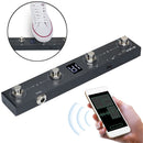 Guitar Pedal Chocolate MIDI Controller BT Wireless Programmable 4 Footswitch