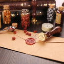 Retro Wooden Handle Sealing Wax Animal Pattern Wax Seal Stamps DIY Craft Gifts