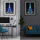 Full Round Drill Rhinestone Diamond Painting Luminous Iron Tower Handwork Craft