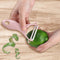 Plastic Vegetable Fruit Peeler Cutter Anti-slip Handle Kitchen Tool (Pink)