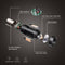 Yellow Auto Lamp Tail Backup Reverse Brake Light Turn Signal Bulb Car LED Light