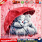 5D DIY Full Drill Diamond Painting 2 Bears Cross Stitch Embroidery Mosaic Newly