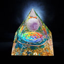 Ogan Pyramid Handmade Crushed Stone Energy Tower Pyramid Jewelry (D) Newly