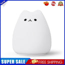 Cute 7 Color LED Night Light Soft Silicone Cat Pat Lamp Kids Gift (Popular)