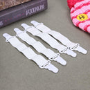 4pcs Bed Sheets Buckle Table Cloth Clip Anti-Slip Fixed Belt Elastic Band