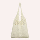 #A Women Knitting Shoulder Bag Large Capacity Totes Female Hobo Sling Shopping B