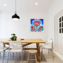 5D Wine Glass Sunset Diamond Painting Partial Special Shaped Wall Decor