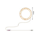 Angel Ring Plant Light Sunlight Phytolamp USB Nursery Lamp (One for One)