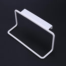 Towel Rack Hanging Holder Kitchen Cabinet Bathroom Towel Rack(White) Newly