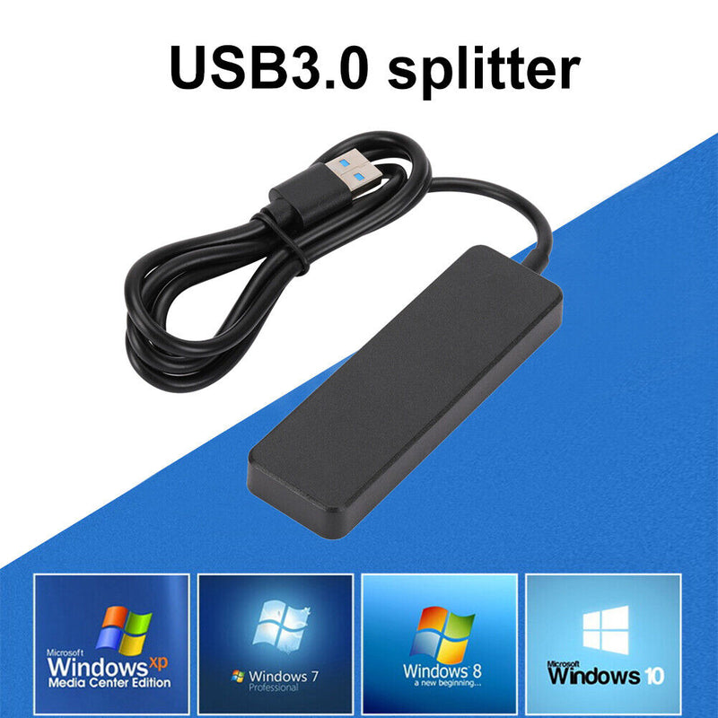 Portable USB 3.0 Hub Hub Docking Station for Computer Laptop Desktop PC Adapter