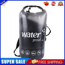 PVC Bags 20L Trekking Drifting Waterproof Storage Pouch (Translucent Black)