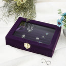 Lint Containing Jewelry Box Styrofoam Box Pack Small (Purple)