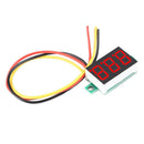 0.36 inch Mini DC 0-100V 3-Wire Gauge Voltage Meter Voltmeter Monitor Teste