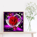 Home Decor Art 5D Diamond Painting Love roseResin Wall Picture Newly