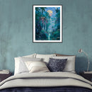 Woods Moon Oil Paint By Numbers Kits Canvas Drawing DIY Coloring Picture