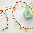 Tiny Flower and Fruit Vine Fairy String Lights LED NE W Artificial Flower F5R9