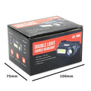 Head Lamp Flashlight, COB LED Headlight USB Rechargeable Flashlam