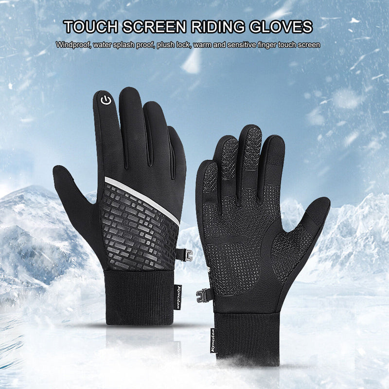 Ski Gloves - Waterproof & Breathable Touch Screen Snowboard Gloves for Men Women