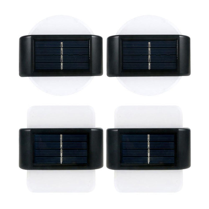 2 Packs Solar Light Garden Decor Solar Lamp Outdoor for Home(Square White L