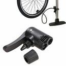 Bike Cycle Tyre Tube Replacement Presta Dual Head Air Adapter Pump Hood O1Q2