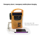 Solar Hand Crank Radio Receiver Portable AM/FM Weather Radio with Flashlight