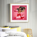 5D Diamond Painting Kit Puppy Full Round Drill DIY Wall Art Mosaic Home Picture