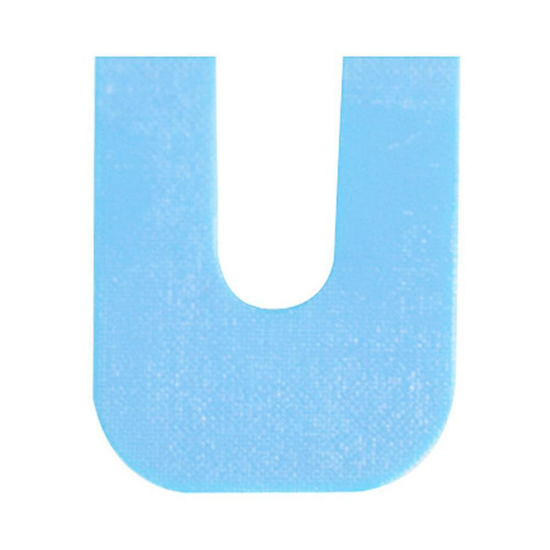 10pcs U-Shaped Nail Stickers Spill-Proof Nail Polish Protector (Blue)