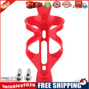 Mountain Bicycle Water Bottle Cage MTB Kettle Stand Rack with Screw (Red)