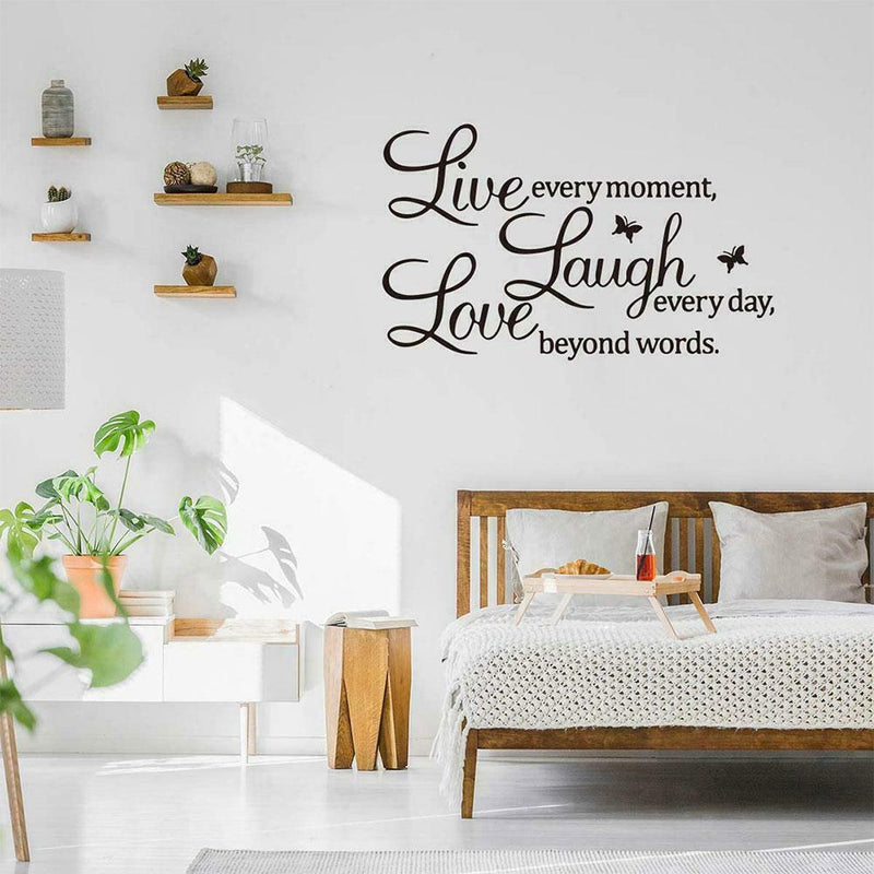 Live Laugh Love Family Home Quote Wall Stickers Art Removable Decals Room U4X1