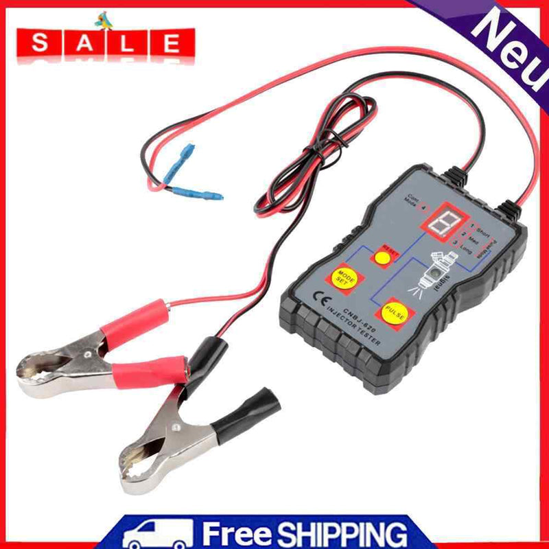 Fuel Injector Tester 12V 4 Pulse Modes Car Fuel Pressure System Diagnostic Tool