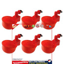Chicken Water Cups Automatic Chicken Feeder Waterer for Poultry (6pcs) Newly