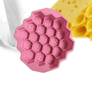 Cell Silicone-Bee Honeycomb Cake Chocolate Soap Candle Back Mold-Mould A1R1