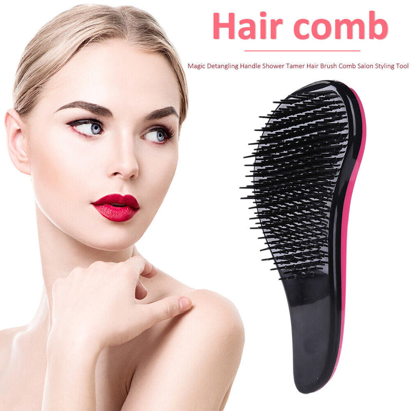 Women Hair Brush Home Beauty SPA Massager Comb Make Thin Long Curly Scalp T