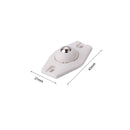 4pcs Rotating Storage Box Caster Ball Universal Trash Can Wheels (White)