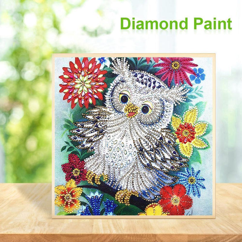 5D DIY Bird Special Shaped Diamond Painting Cross Stitch Mosaic Kits Wall Art