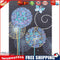 Special Shaped Drill Diamond Painting 5D DIY Dandelion Rhinestone Picture