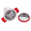 Stainless Steel Tea Strainers Infuser Steeping Loose Leaf Tea Filter(Red) Newly