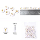 100pcs Bracelet Making Beads Kit - Handmade Colorful Mixed Plastic Loose Be