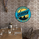 Round Metal Tin Sign Plaque Advertisement Posters Iron Painting (3636-24) Newly