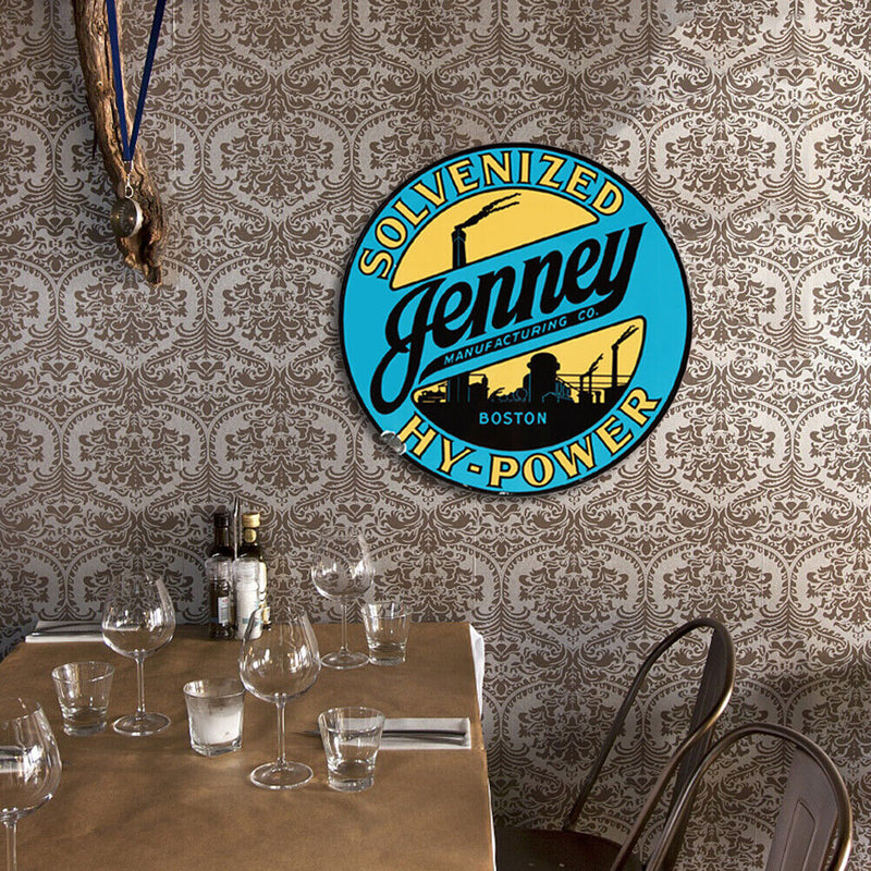 Round Metal Tin Sign Plaque Advertisement Posters Iron Painting (3636-24) Newly