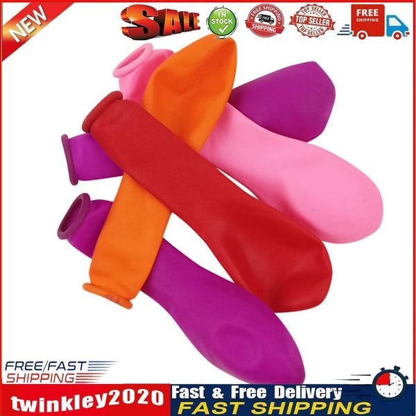 6pcs Plastic Inflatable Balloons Kids Kindergarten Party Toys Color Random Newly