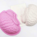 Large Brain Silicone Mold For Cake Chocolate Pan Bake Scary Halloween S1T6 E6B4