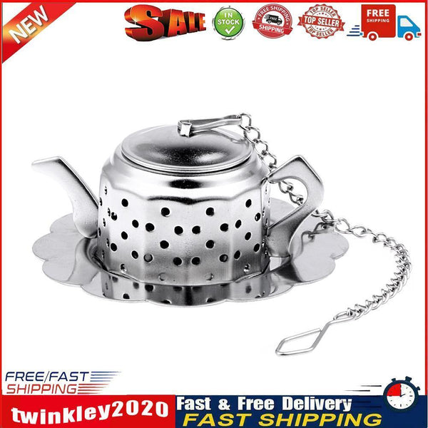 Stainless Steel Teapot Tea Infuser Spice Drink Strainer Herbal Filter Newly