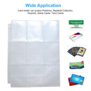 Trading Card Sleeve Pages 25 Pack 9 Pocket Card Protectors Binder Sheets