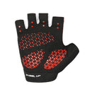 WHEEL UP Cycling Half Finger Gloves Sun Protection Sport Gloves (Red XL)