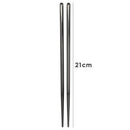 Stainless Steel Chopsticks Portable Non-Brief Food Sticks Tableware Chinese Gifts