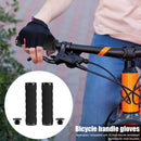 Bicycle Sponge Lock Handlebar Grips Soft Mountain Bike Handle Cover (Black)